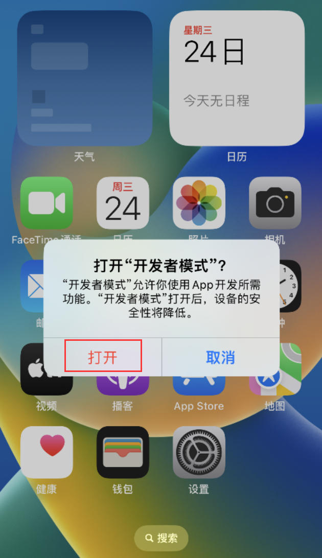 渔洋镇苹果手机维修分享如何打开开发者模式 
